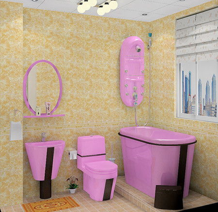 甜蜜滿(mǎn)溢 如何用粉色系衛(wèi)浴潔具打造可愛(ài)治愈的浴室空間